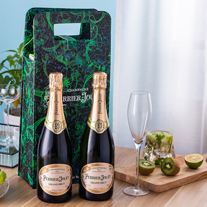 礼盒#法国巴黎之花 perrierjouet 香槟干型葡萄酒桃红粉红起泡酒