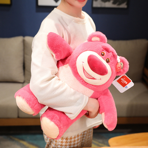 草莓熊公仔正版迪士尼玩偶抱枕毛绒玩具总动员布娃娃女孩生日礼物