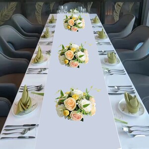 假花仿真花玻璃方杯餐桌花摆件酒店宴会餐厅商务会议桌面装饰花艺