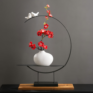 新中式玄关酒柜摆件中国古风格高端客厅电视柜装饰品家居创意现代