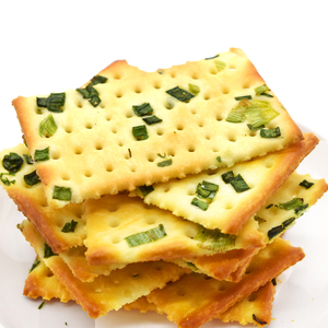 葱花饼干咸味葱香味整箱