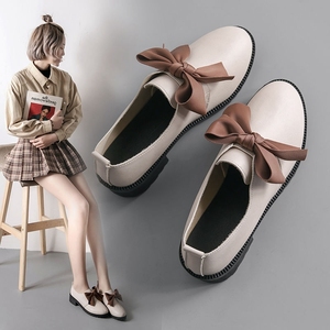 韩版女鞋子港风皮鞋