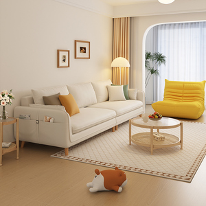 00饱满的青瓜淘宝现代简约小户型客厅抽屉储物可收纳多功能日式三人