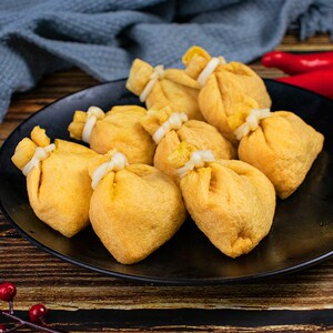 鱼籽福袋300g关东煮食材日式鱼子福包包心丸子麻辣烫火锅商用10只