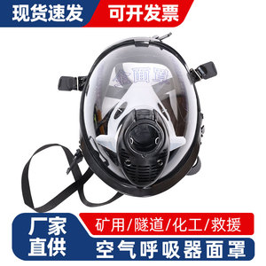 正压式空气呼吸器面罩 呼吸器配件 全面罩减压器空呼配件