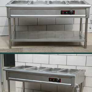 分组合插保温早餐移动电热新款饭台圆桶饭菜售电餐饭堂店食堂台