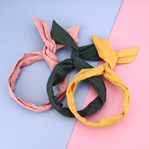 发带铁丝打结交叉网红女百搭清新外出绑发箍超仙发卡捆头饰蝴蝶结