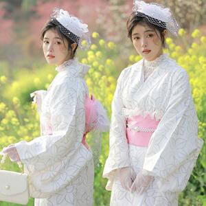 神明传统女少女改良大正罗曼西洋风日式正装和服浴衣连衣裙