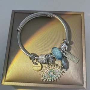 梦幻海洋恶魔之眼潘多拉手链 网红爆款在逃公主手镯手串送女友