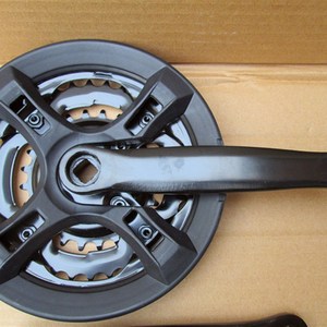 自行车山地车牙盘170曲柄y方孔三片链轮盘前齿轮21速牙盘