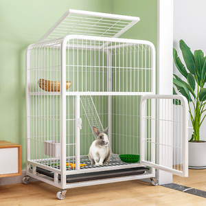 兔笼子家用自动清粪兔子窝专用笼子超大自由空间别墅室内宠物繁殖