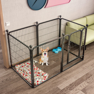 宠物围栏小中型犬围栏式带厕所分离室内狗狗栅栏门栏狗窝房子狗笼