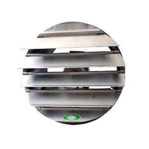 圆形轴流风机防雨排风室外排气盖外罩百叶扇风百.叶窗出风口