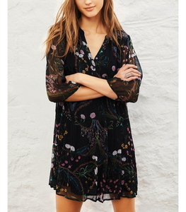 00江辉360428淘宝ba&sh巴安斯 2022春夏新款法式碎花印花连衣裙bash