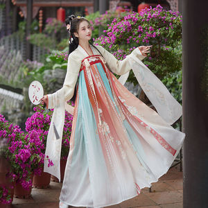七彩霓裳【沐晴】原创汉服女齐胸襦裙古装中国风白菜价春夏款日常