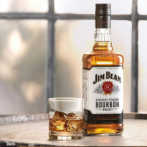 美国金宾 波本白占边威士忌可乐桶jim beam 750ml威士忌酒吧洋酒