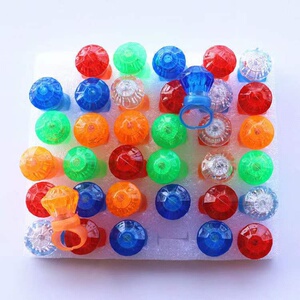 儿童发光玩具夜光闪灯戒指广场地摊夜市小玩具摆摊小商品热卖