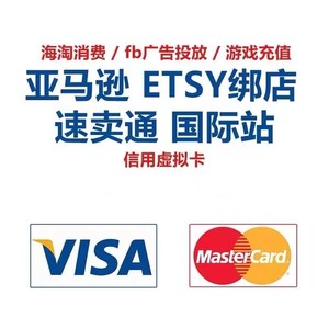 visa/mastercard亚马逊美国日本虚拟扣费租欧洲申请验证代开卡号