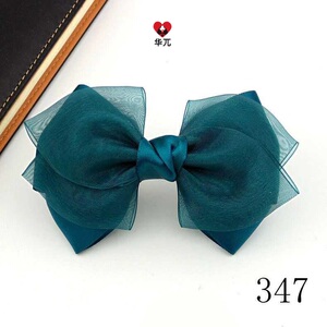 网红成人皮扣g蕾丝蝴蝶结发夹发饰大发饰夹子头绳时尚头花盘发包