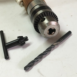 网红带夹头木工钻老木工打t孔老式手摇钻木工多功能手拉钻手动钻