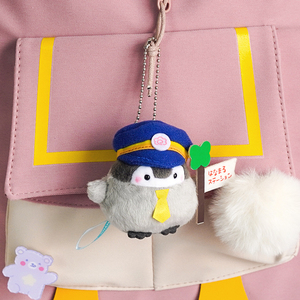 翟潇闻同款正能量小企鹅包包挂件毛绒公仔书包挂饰情侣钥匙扣可爱