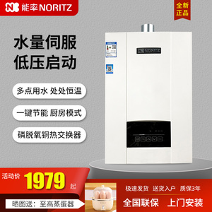 NORITZ/能率 GQ-13E4AFEX/16E4AFEX室内强排式智能恒温燃气热水器