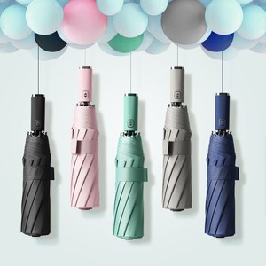 乐芙兰一亩三分甜的小店新款十股防晒配色全自动折叠伞