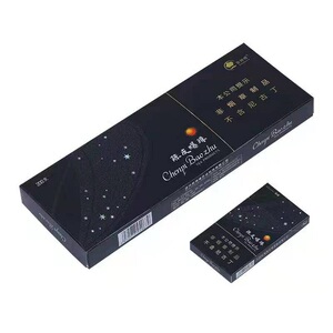 爆珠甜嘴薄荷味陈皮爆珠茶烟细支茶叶烟男女士替烟产品不含尼古丁