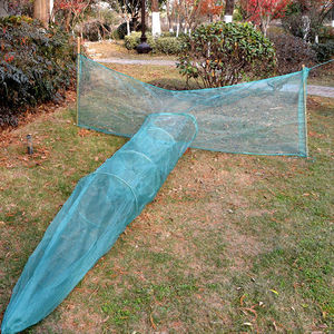 防蛇网八字渔网捕鱼网虎口拦网自动拖网鱼网鱼笼拉网虾笼网折叠网