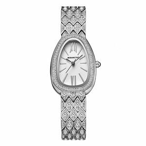 罗西尼百搭时尚镶钻蛇形椭圆形时装表正品女士手表手链钢带石英腕