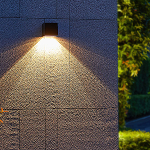 凝光新款户外壁灯太阳能防水灯花园别墅外墙装饰灯庭院景观氛围灯