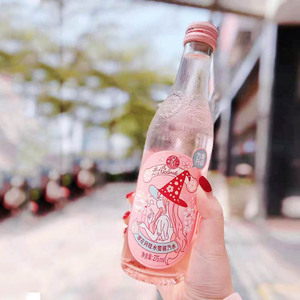 汉口二厂汽水樱桃味恋爱告白抖音网红樱花风味碳酸饮料汉二厂汽水