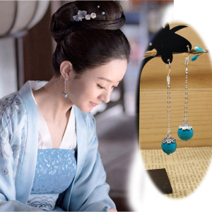 琴瑟微凉i淘宝知否知否同款 赵丽颖盛明兰同款耳环 古风古代无耳洞