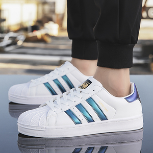 三条杠联名款2022夏季新款男女鞋子运动鞋低帮情侣透气小白鞋板鞋