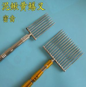 黄鳝叉15齿捕鱼叉龙虾泥鳅黄鳝不锈钢叉小号牛蛙纯手工自制户外青
