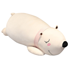 北极熊抱枕女生睡觉毛绒玩具布娃娃超大趴趴熊公仔抱抱熊床上玩偶
