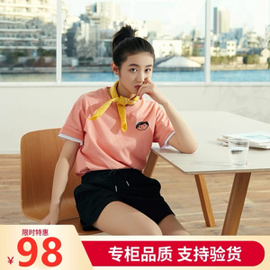 【newbalance】新百伦nb联名短袖男女半袖情侣小人张子枫同款t恤
