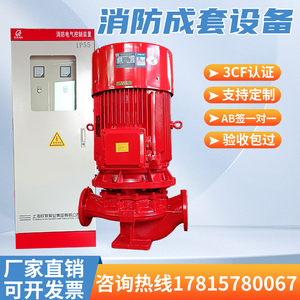 XBD消防泵水泵室内外消火栓泵喷淋泵消防增压稳压设备多级离心泵