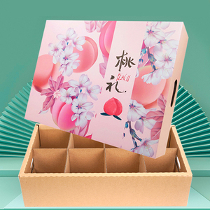 28同款货源atmatm1991淘宝通用桃子包装盒油桃礼盒黄桃水蜜桃蟠桃