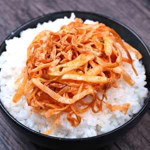 渝美滋金针菇香辣红油袋装小零食小包装下饭菜即食下饭酒菜小吃