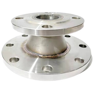 生产直销不锈钢304 316l同心异径管焊接变径连接法兰片dn25 150