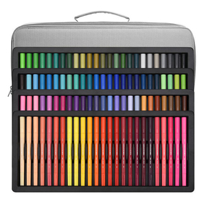 kaco artist艺彩100色双头水彩笔手提套装 可水洗软头手账儿童用