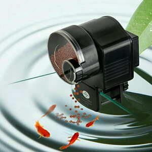 鱼缸饲料喂食器resun观赏鱼饲料投喂器水族自动投食器饲料投食