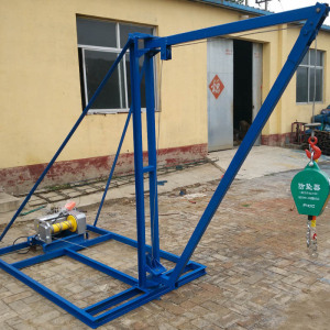 1吨挖装机哈儿吊人工挖孔桩机挖桩机打桩架子工地工程用小型室外