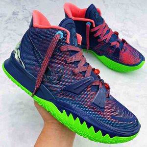 nkmy原创适配kyrie7欧文7蓝红绿cmfy鞋带绳aj1空军一号
