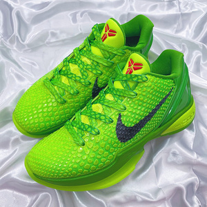 nkmy原创适配nike耐克kobe科比6青蜂侠斑点荧光黄签名cmfy鞋带ad