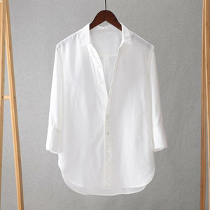 柔软白雪纺衫