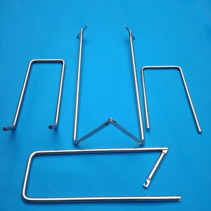 供应室清洗u型架不锈钢器械灭菌串医疗手术器械消毒挂串别针卡扣