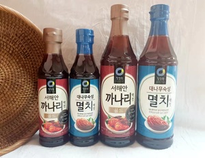 包邮韩国进口清净园红鱼露500g红瓶蓝鱼露鳀鱼汁调料汁发酵提鲜用