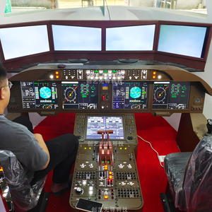 大型客机VR体验模拟舱仿真模型培训飞机模拟器餐厅民航教学实训舱